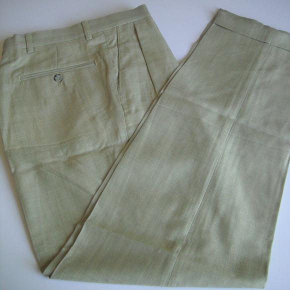 Barry Bricken 85% Virgin Wool 15% Silk  Sz 30*32 - Picture 1 of 8